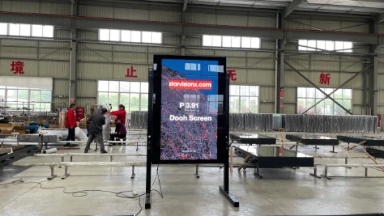 5000nits Digital LED Poster P3 Outdoor Freestanding Mupi 3840Hz High Refresh