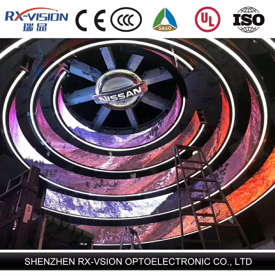 Indoor Circular Curved Soft Absen Round Circle LED Display Flexible LED Screen